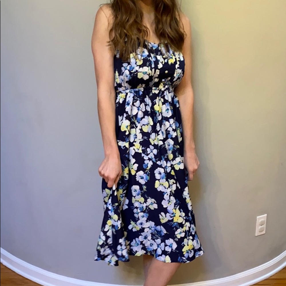 flowy, flowery dress